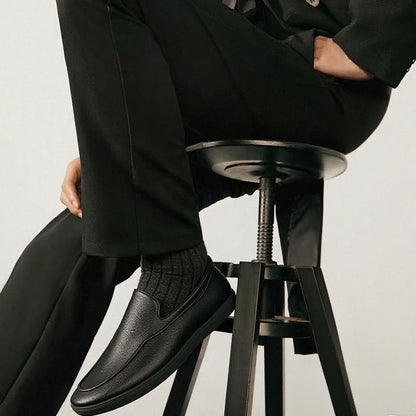 Men's Wide Fit Slip-On Loafers