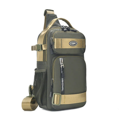 Adjustable Multi Pocket Crossbody Sling Bag