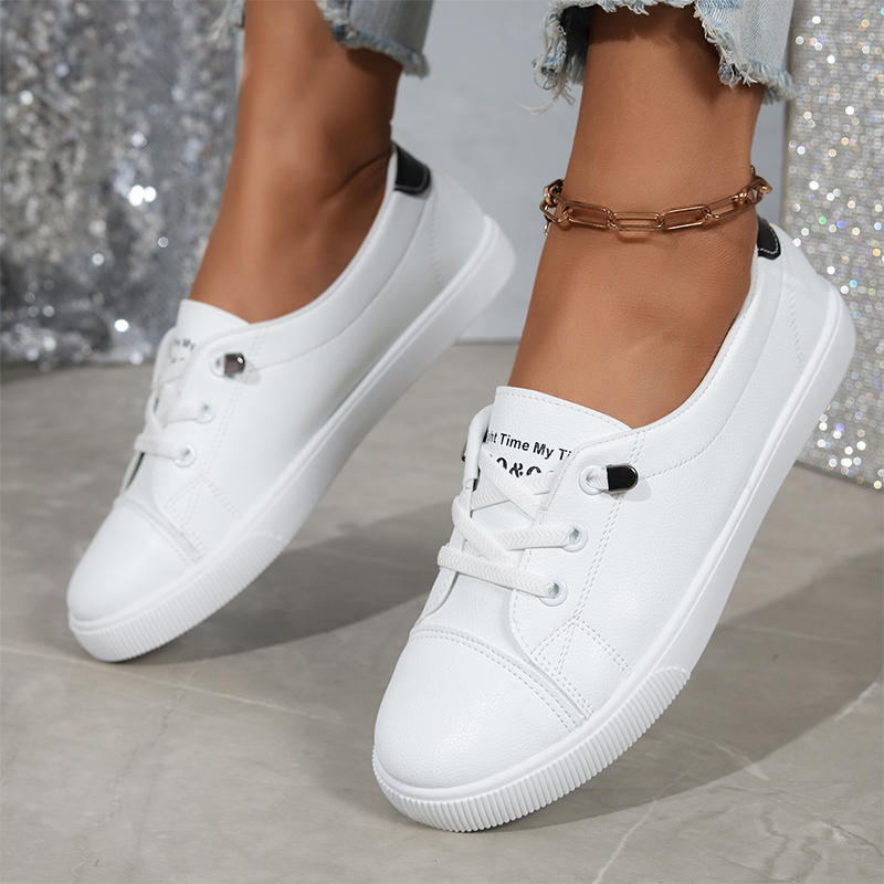 Women’s Lightweight Comfortable Everyday White Sneakers