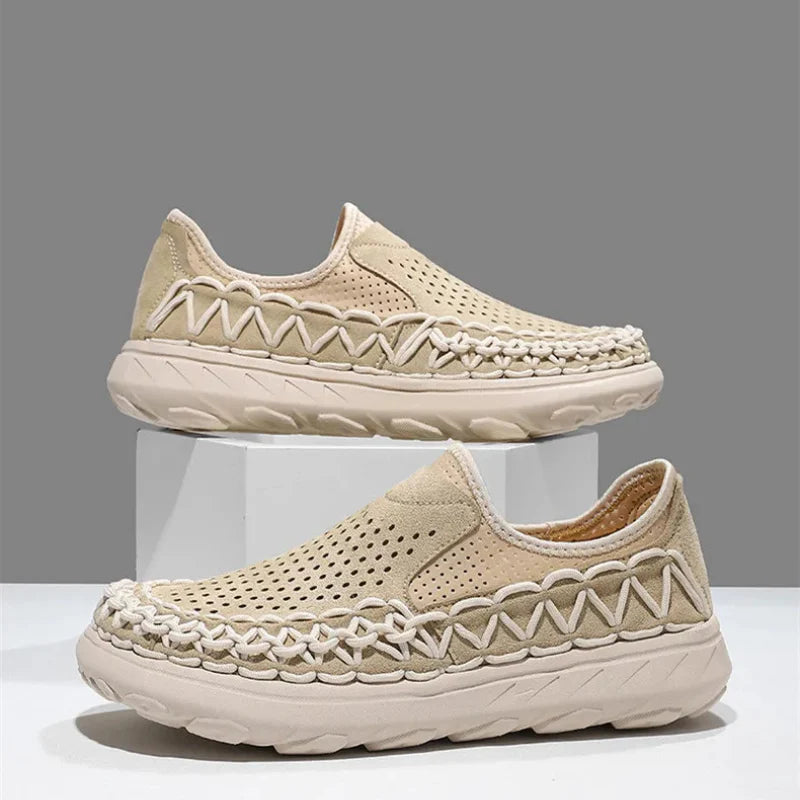 Men's Handwoven Slip-On Casual Loafers