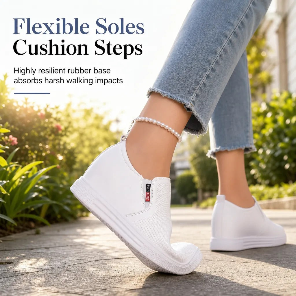 Women's Perforated Slip-On Shoes
