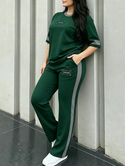Women's T-Shirt and Pants Set