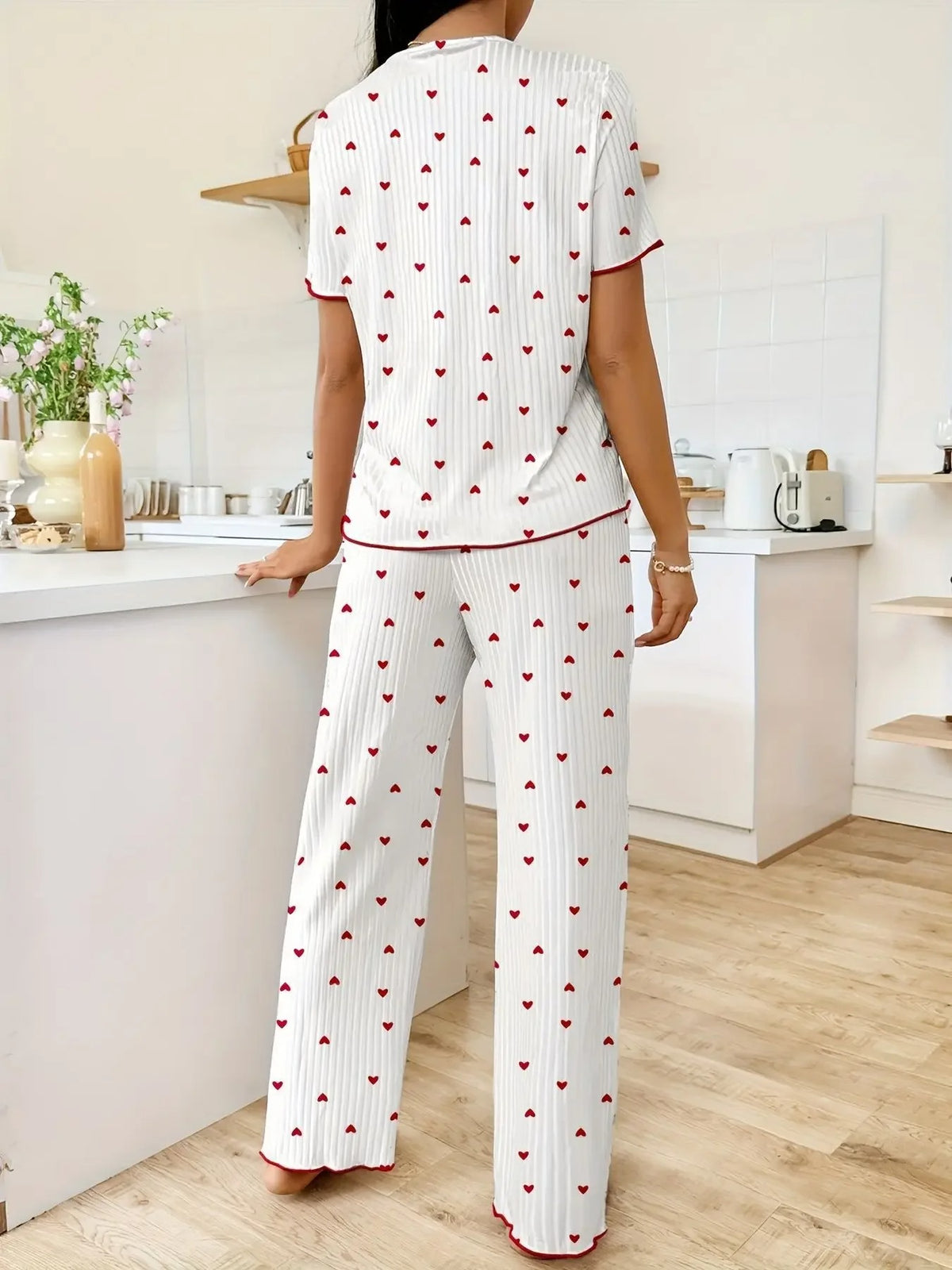 Women's Printed Two-Piece Pajama Set
