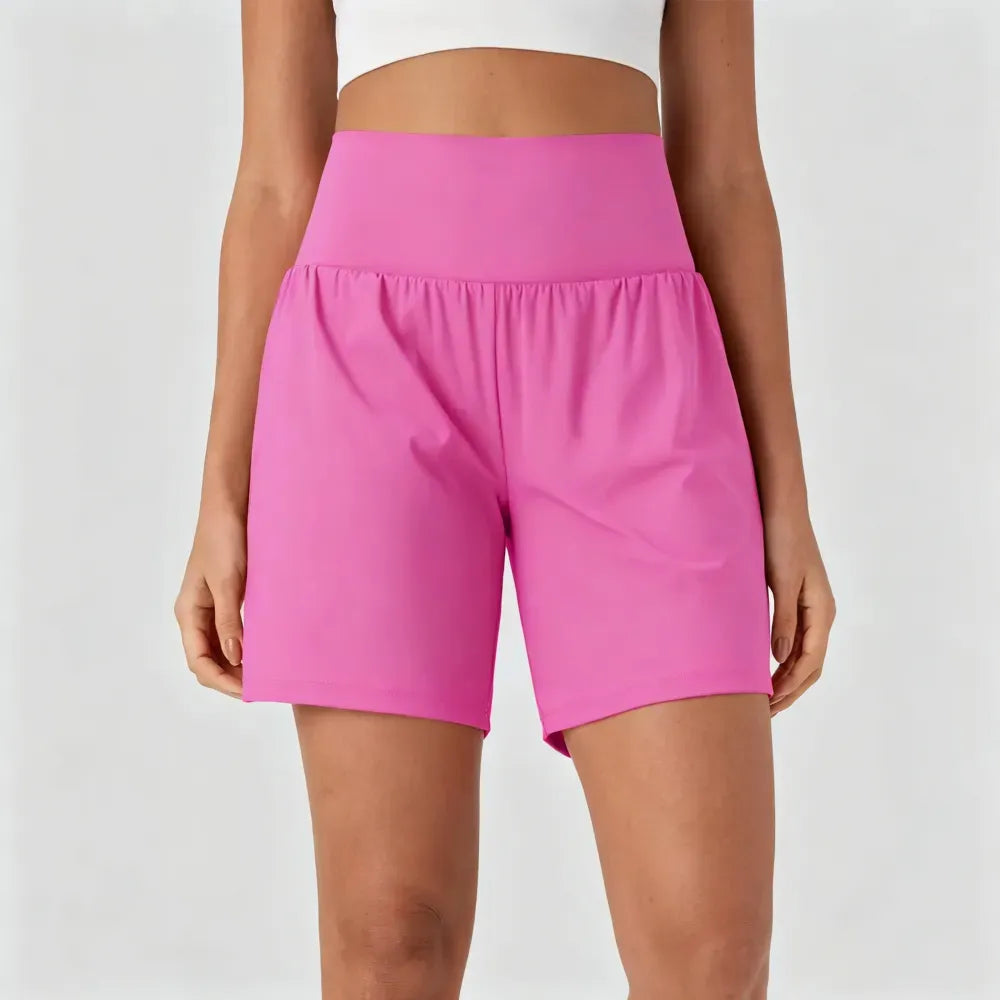 Women's Super High-Waisted Cool Touch Yoga Shorts
