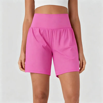 Women's Super High-Waisted Cool Touch Yoga Shorts