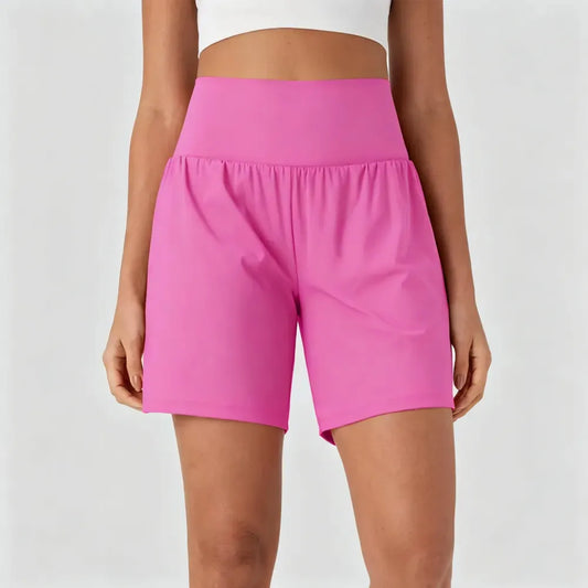 Women's Super High-Waisted Cool Touch Yoga Shorts