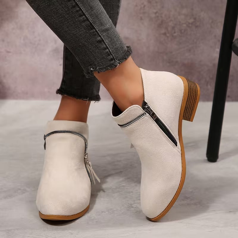 Women's Side-Zip Ankle Boots