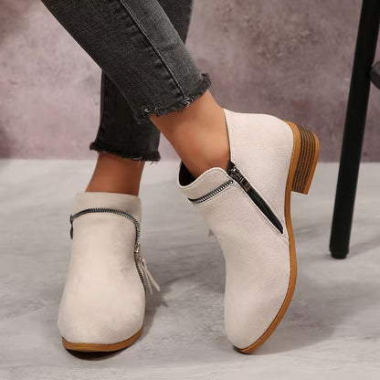 Women's Side-Zip Ankle Boots