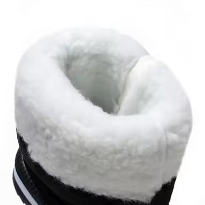 Women's Snowflake Print Mid-Calf Winter Boots