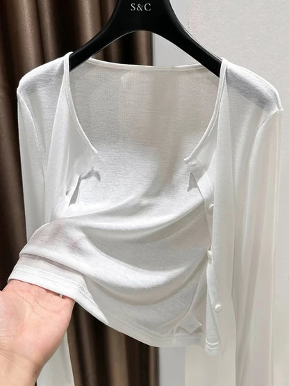 Women's Button-Front Cardigan