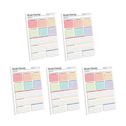 Daily Brain Dump Planning Pad