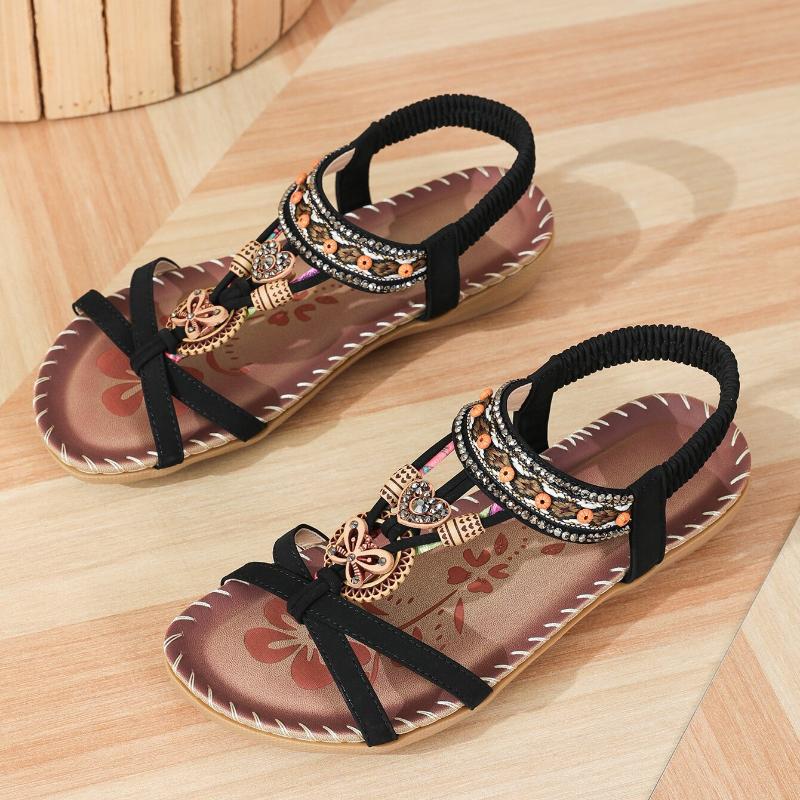 Women’s Beaded Slingback Comfort Sandals