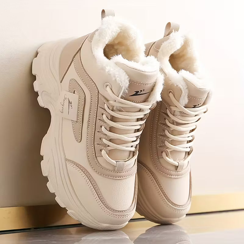 Winter Warm High-Top Sneakers
