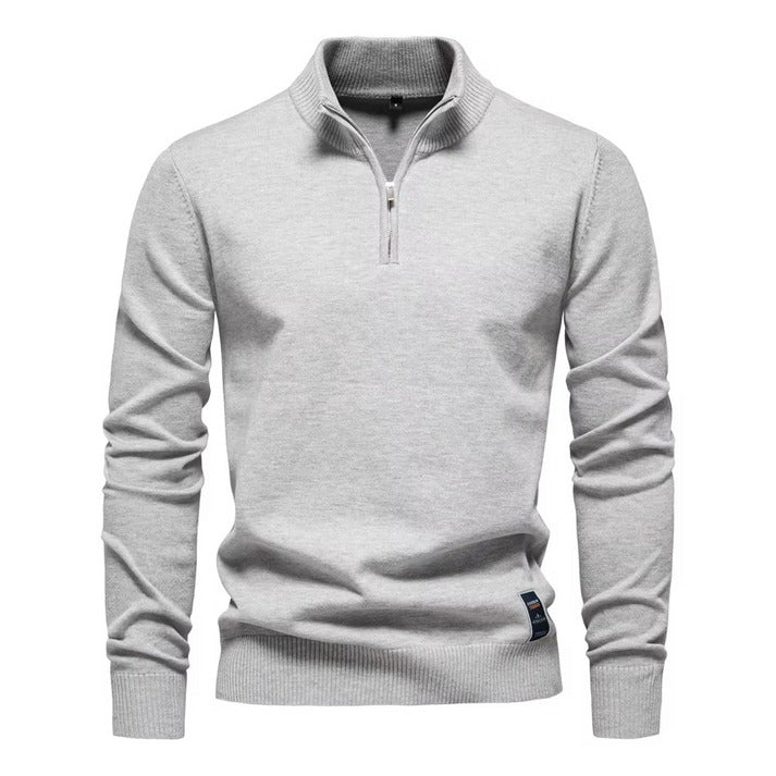 Men's Quarter-Zip Pullover Sweater