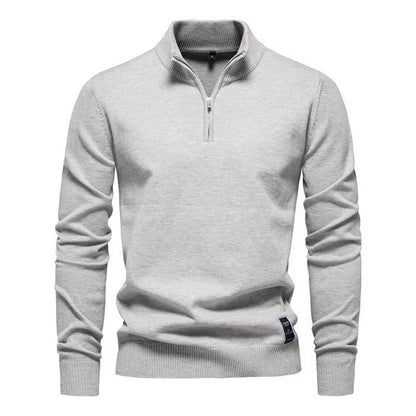 Men's Quarter-Zip Pullover Sweater