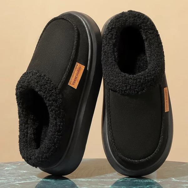 Unisex Side-Stitch Winter House Shoes