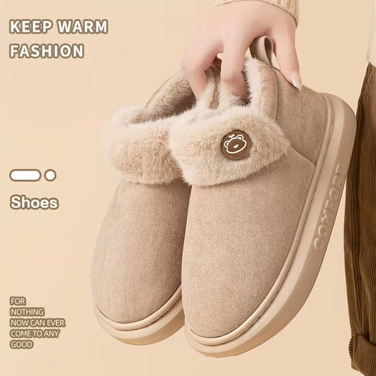 Women’s Winter Fleece Snow Slippers