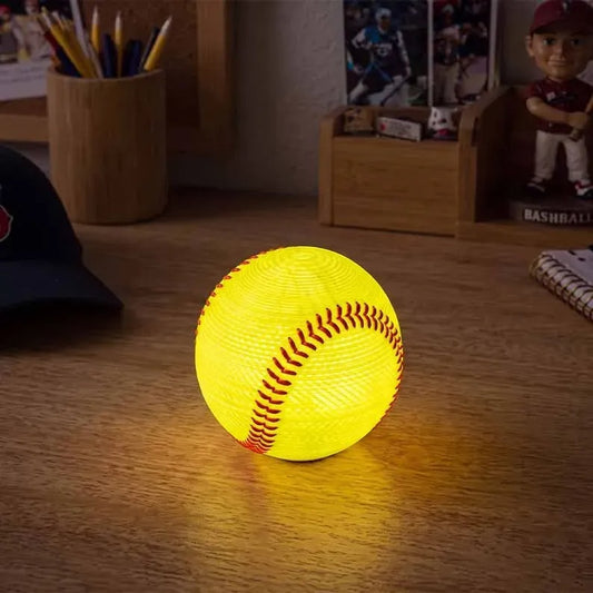 Baseball Night Light with Stitch Detail