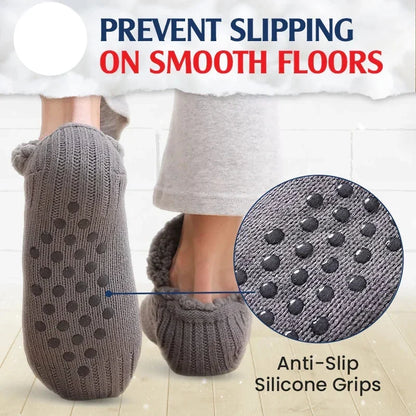 Cable-Knit Cozy Ankle Socks