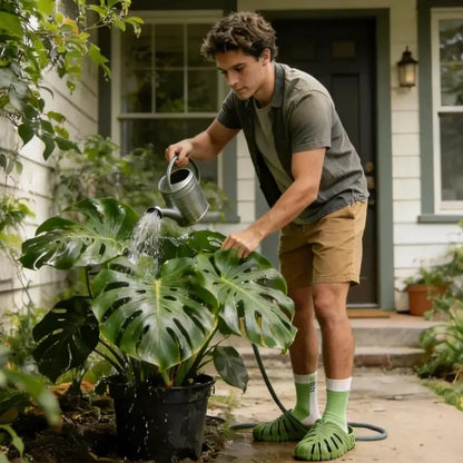 Unisex Leaf Vent Garden Clogs