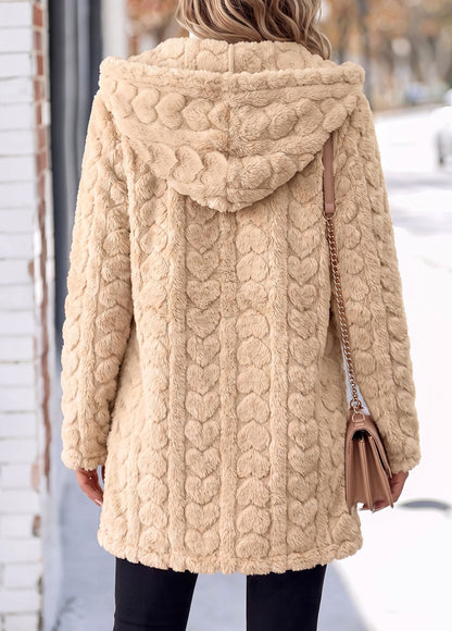 Women's Hooded Button-Front Coat