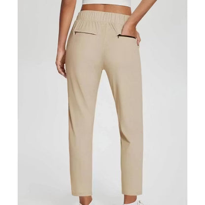 Women's High Waist Straight Leg Pants
