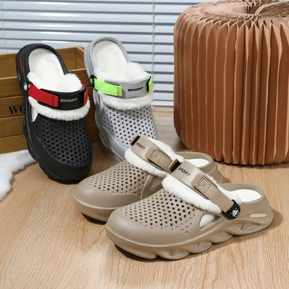 Men’s Ventilated Plush-Lined Clogs