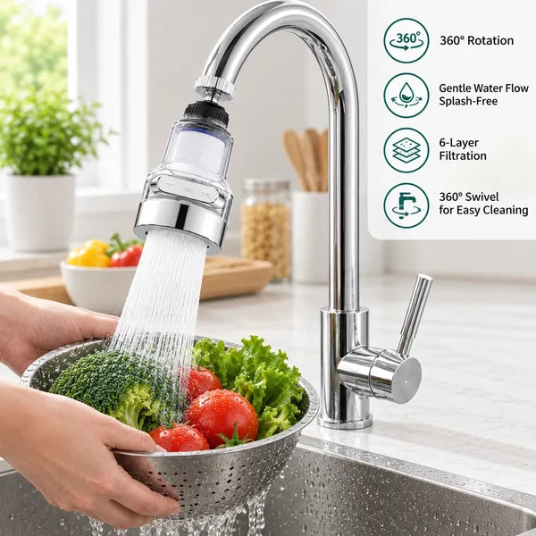 360° Swivel Filter Faucet Attachment
