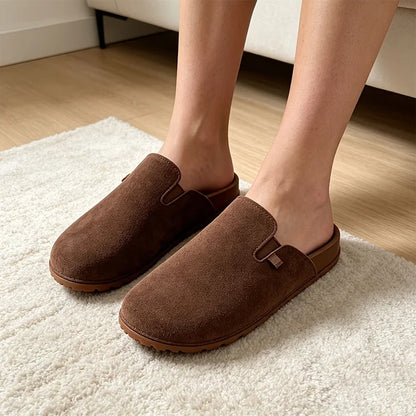 Men’s Wide-Toe Casual Mule Slides