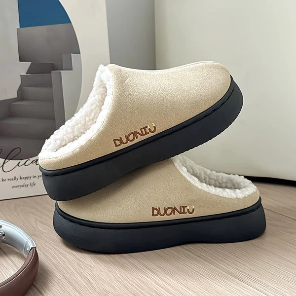 Women’s Plush-Lined Winter Slides