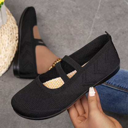Women's Knit Mary Jane Flats