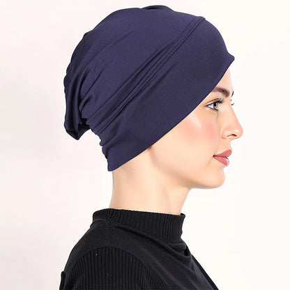 Soft Stretch Turban Cap for Women
