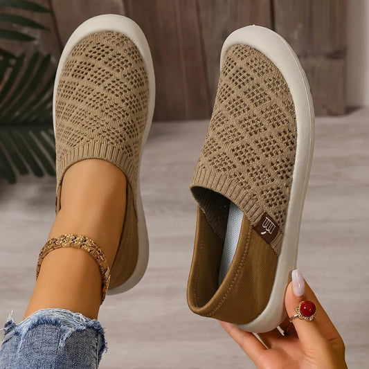 Women's Knit Slip-On Walking Shoes