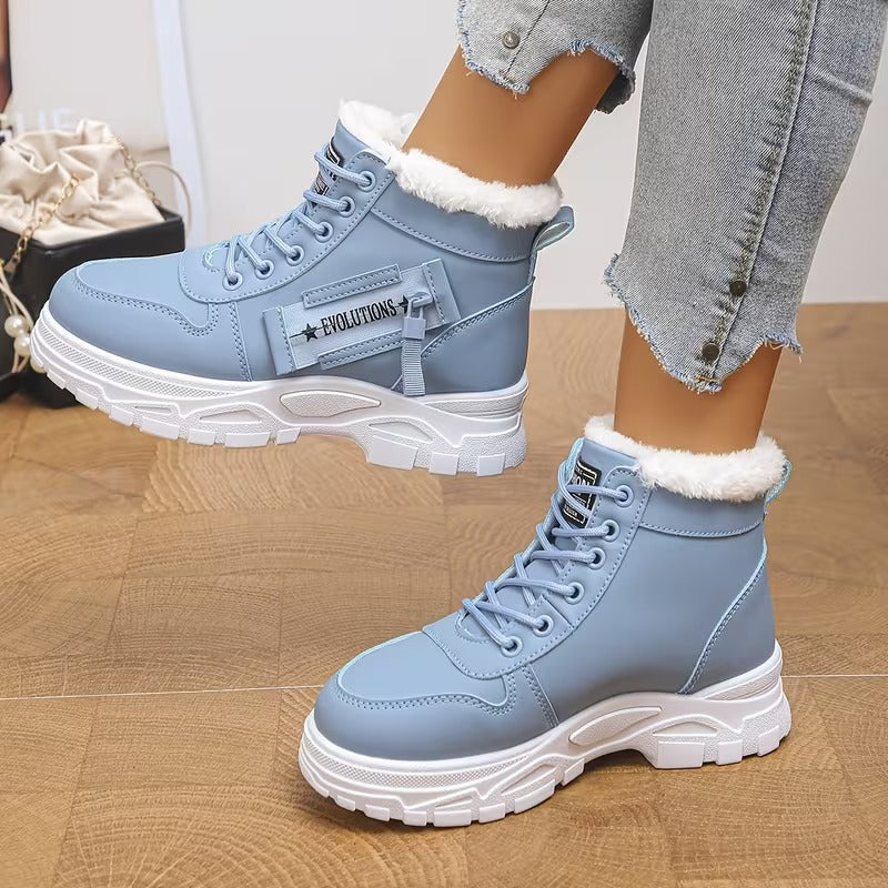 Women's Lace-Up High-Top Shoes