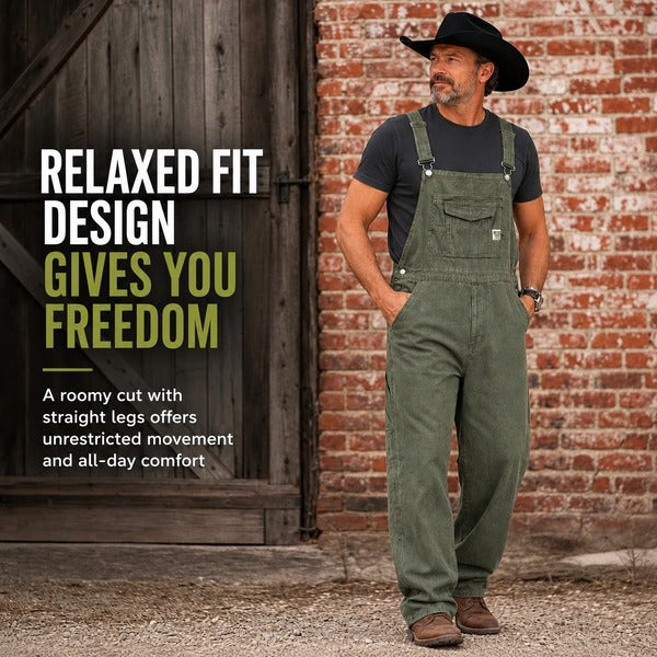 Men's Adjustable Bib Overalls