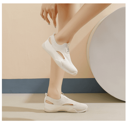 Women's Breathable Knit Slip-On Sneakers