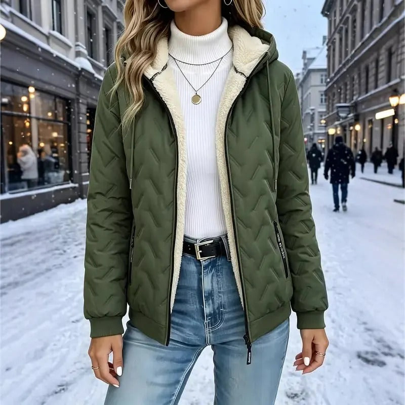 Women's Hooded Quilted Jacket