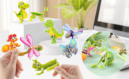 3D Animal Paper Puzzle Craft Set
