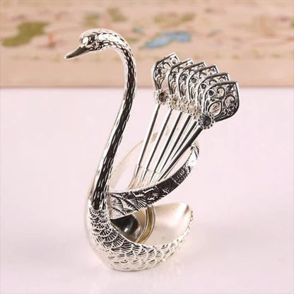 Swan Design Coffee Stirring Spoons