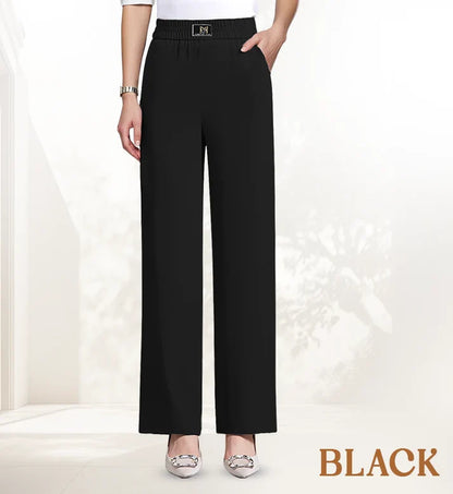 Women's High-Rise Pull-On Wide-Leg Pants