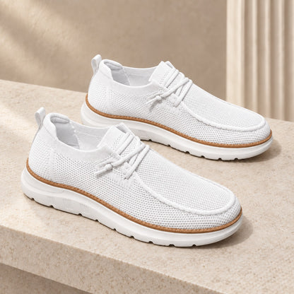 Men's Knit Lace-Up Shoes