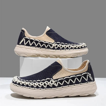 Men's Handwoven Slip-On Casual Loafers