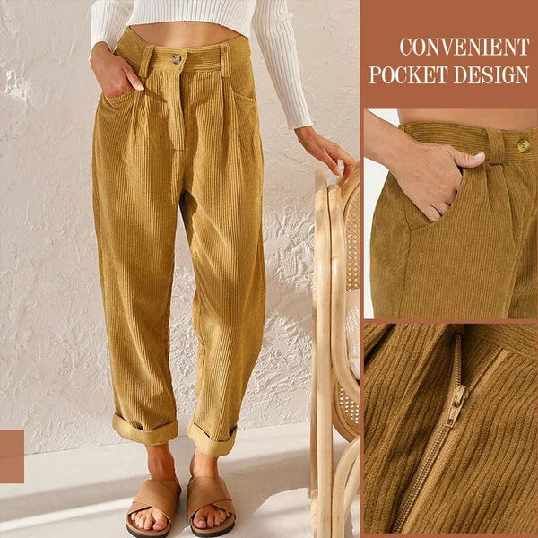 Women's Textured Straight-Leg Pants