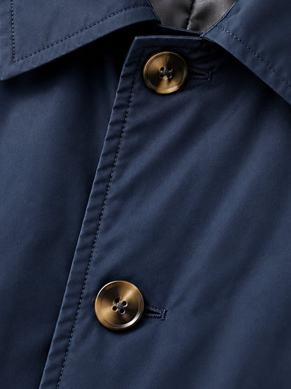 Men's Button-Front Collared Coat