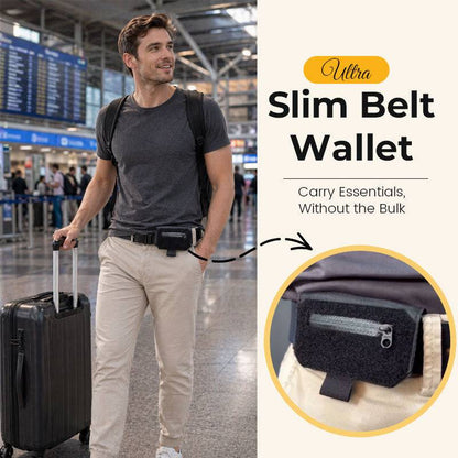 Unisex Slim Belt Wallet
