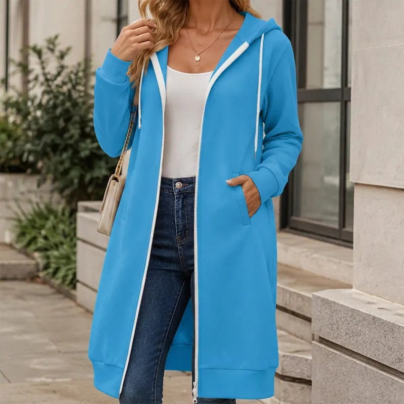 Women's Hooded Zip-Up Sweatshirt