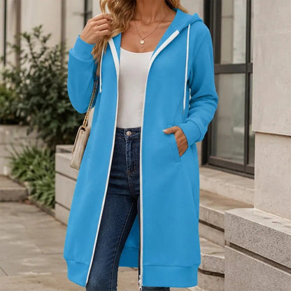 Women's Hooded Zip-Up Sweatshirt