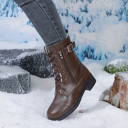 Women's Mid-Calf Lace-Up Boots