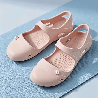 Women’s Pearl Accent Summer Slides