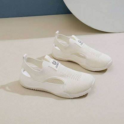 Women's Breathable Knit Slip-On Sneakers